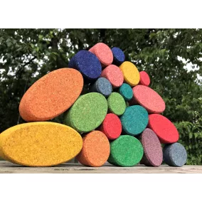 KORXX Parafa építőkocka szett- Kuller Mix színes 40db-os
