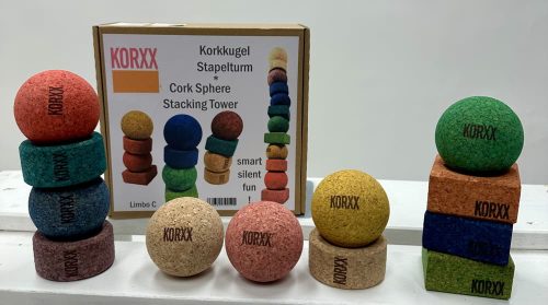 KORXX Parafa építőgömb szett színes 12db-os