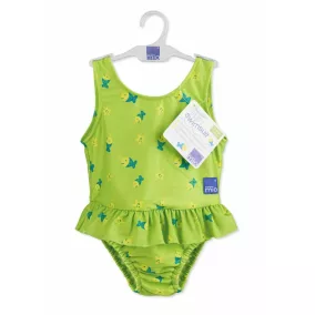 Kislányos teljes fürdőruha Lime Fish, XL méret
