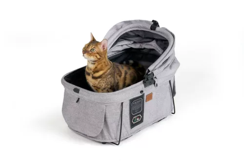 FIKAGO Kutyák és macskák hordozója Sway2 Szürke Husky