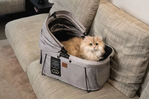 FIKAGO Kutyák és macskák hordozója Sway2 Szürke Husky