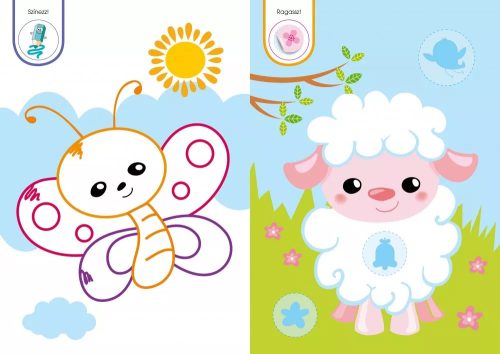 Tavaszi matricás füzetem (3+)