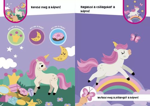 Unikornis kaland – nagy matricákkal