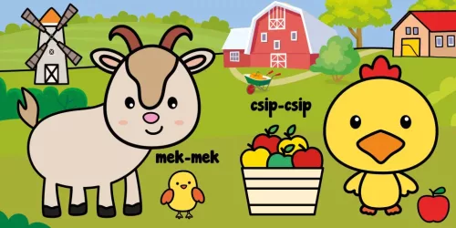 Farm fürdőskönyv - színváltós, mágikus képekkel