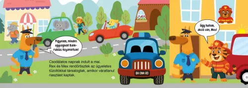 Merre megy a rendőrautó? (valódi kerekeken gurul)