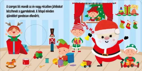 Merre jársz, Télapó? - ujjbábos kartonkönyv