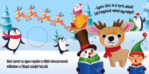 Merre jársz, Réni? - ujjbábos kartonkönyv
