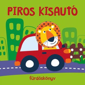 Piros kisautó - fürdőskönyv játékkal
