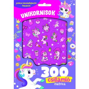 Unikornisok - 300 csillámló matricával
