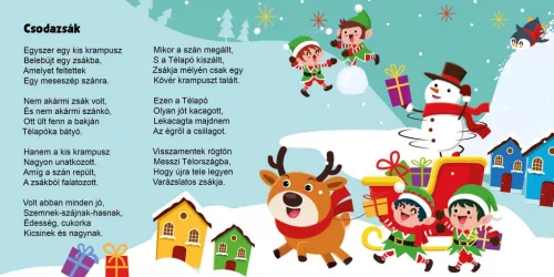 Hófehér karácsony (kihajtható ablakokkal)