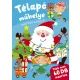 Télapó műhelye matricás színező