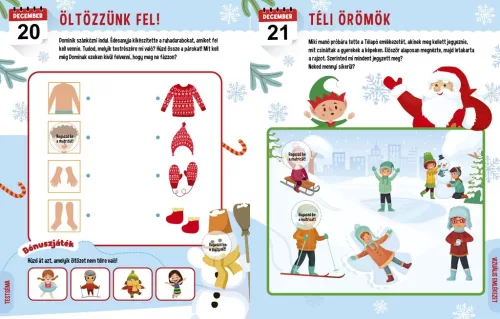 24 Adventi fejlesztő feladat - Várom a karácsonyt!