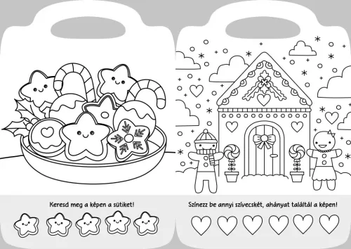 Téli böngésző - kifestő