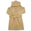 EKO Köntös pamutból kapucnival és fülekkel Beige méret S 80-86
