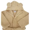 EKO Köntös pamutból kapucnival és fülekkel Beige méret S 80-86