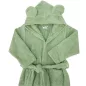   EKO Köntös pamutból kapucnival és fülekkel Olive green méret L 92-98