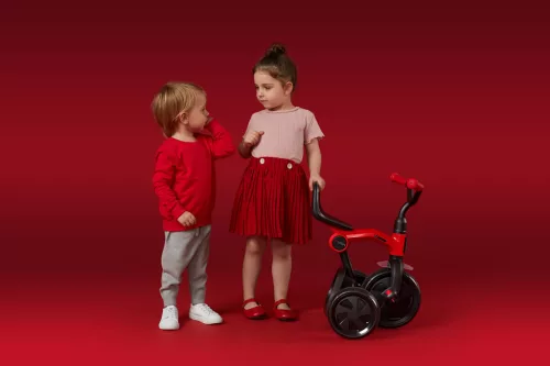 QPLAY Ant plus kék háromkerekű, 2 - 6 éves korig