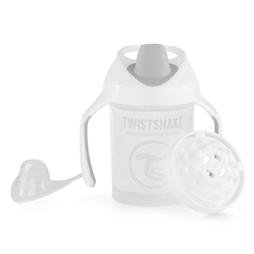 Twistshake mini itatópohár 230 ml- Fehér 