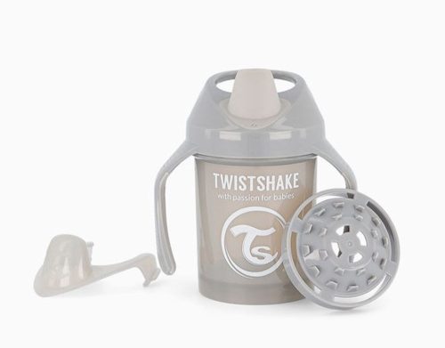 Twistshake mini itatópohár 230 ml- Szürke