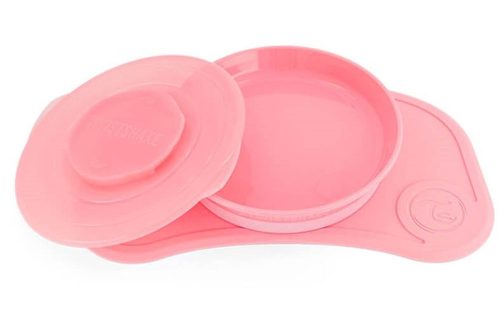 Twistshake csúszásmentes étkészlet-Rózsaszín 