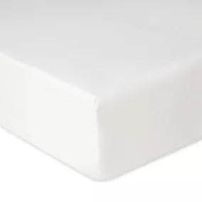 BABYMATEX Jersey lepedő gumival 60x120cm Fehér