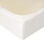 BABYMATEX Jersey lepedő gumival 60x120cm Fehér