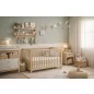 BABYMATEX Jersey gumis lepedő 60x120cm ekrü, elefántcsont