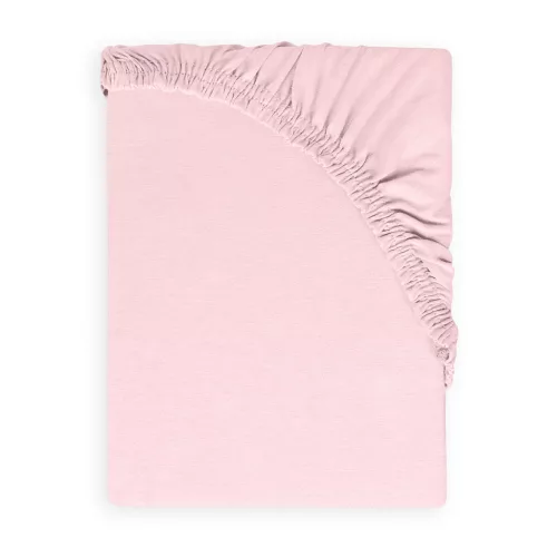 BABYMATEX Jersey gumis lepedő 60x120cm órózsaszín, púder