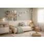   BABYMATEX Jersey gumis lepedő 60x120cm világos bézs, cappuccino