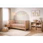 BABYMATEX Jersey gumis lepedő 60x120cm világosbarna, dió