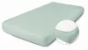 BABYMATEX Jersey gumis lepedő 60x120cm zsályazöld