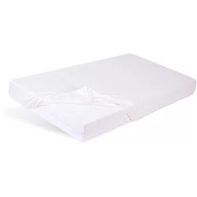 BABYMATEX Gumis vízálló lepedő Bamboo fehér 60x120cm