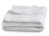 BABYMATEX Kötött pamut takaró 75x100cm Sisi fehér