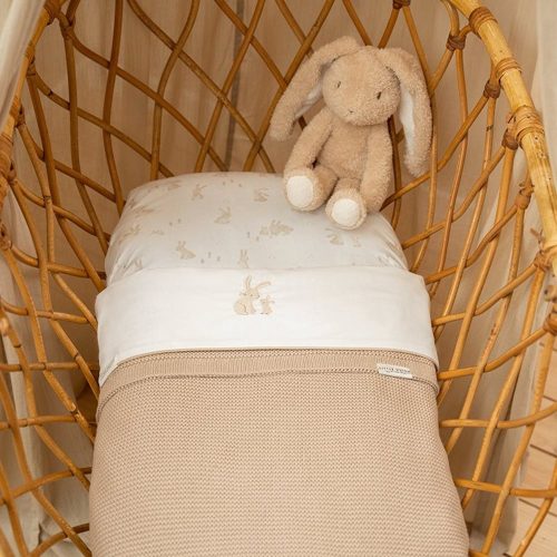 Little Dutch gumis lepedő 70x140 cm -Baby Bunny