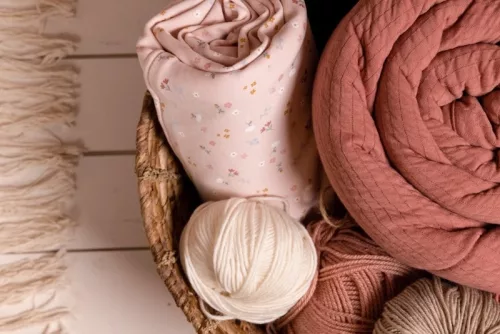 Little Dutch babatakaró- pure pink blush 70x100cm