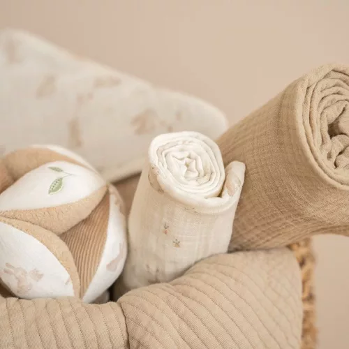 Little Dutch muszlin textilpelenka 120x120 cm - Beige