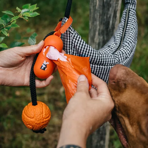 EXPLORER DOG Kutyaürülék zacskók tárolóval - 15 db tekercsben