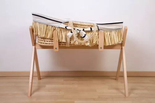 Childhome Tipi Mózeskosár Állvány + Babatornázó -Fa