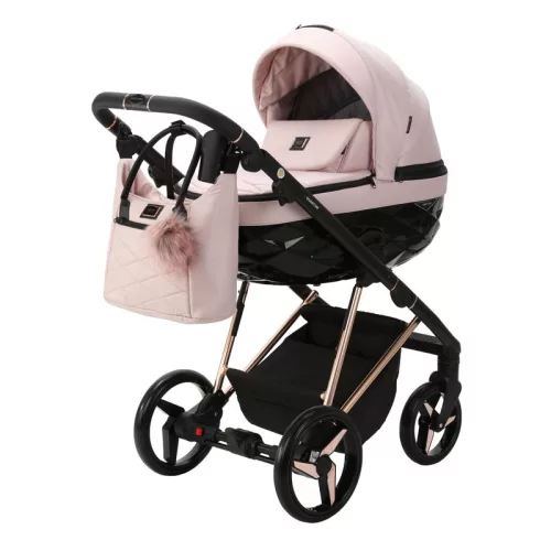 ADAMEX Kočík kombinovaný Quantum Special Edition Pink/Rosegold