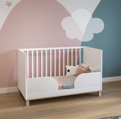 Todi Misty Fehér – 70 x 140 cm-es átalakítható babaágy
