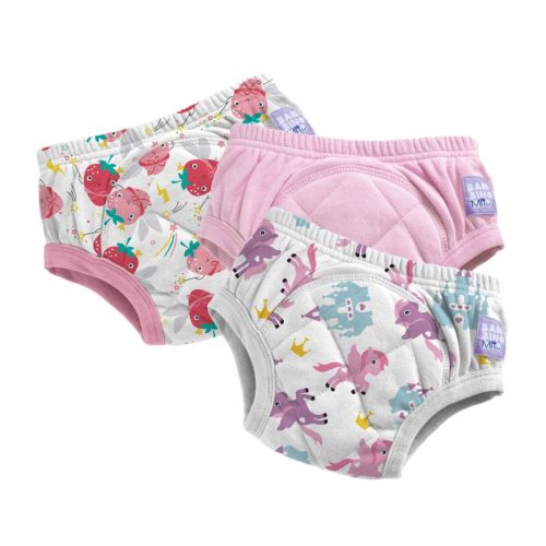 Bambino Mio forradalmi leszoktató pelenka 3-4 éves korig hármas csomagolás, Combo Pink lányos