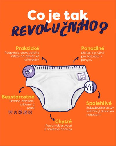 Bambino Mio forradalmi leszoktató pelenka 3-4 éves korig ötös csomagolás, Brave