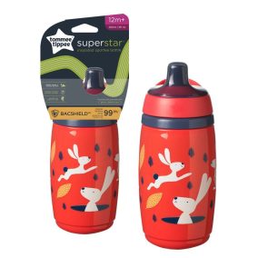   Tommee Tippee Superstar sportkupakos hőtartó pohár – 266 ml - Piros