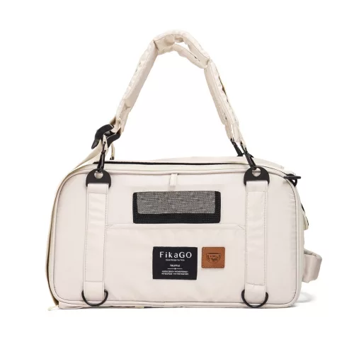 FIKAGO Utazó hordozó kutyáknak és macskáknak Truffle Creamy Cloud