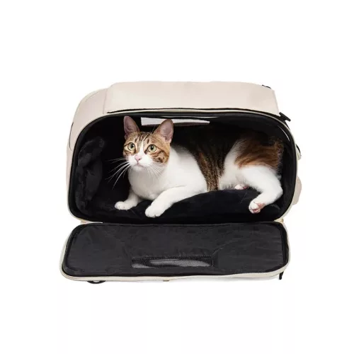 FIKAGO Utazó hordozó kutyáknak és macskáknak Truffle Creamy Cloud