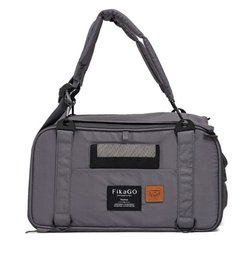 FIKAGO Utazó hordozó kutyáknak és macskáknak Truffle Grey