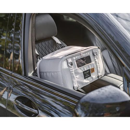 FIKAGO Utazó hordozó kutyáknak és macskáknak Truffle Grey