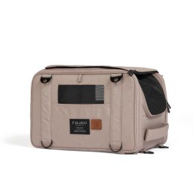   FIKAGO Utazó hordozó kutyáknak és macskáknak Truffle Plus Sandy Beige
