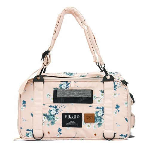 FIKAGO Utazó hordozó kutyáknak és macskáknak Truffle Arctic Flowers
