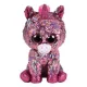 Teeny Tys Boos Flippables plüss figura 15 cm - Sparkle, flitteres pink unikornis